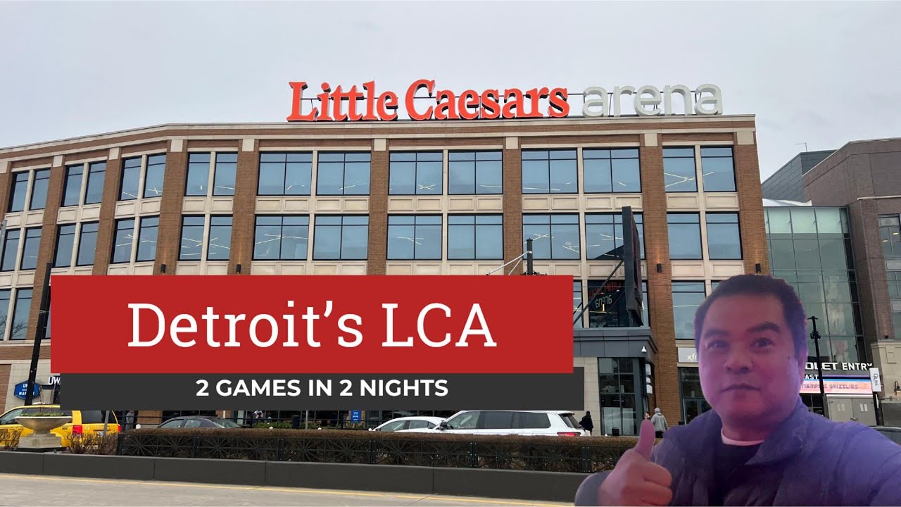 Little Caesars Arena: Watching the Detroit Red Wings AND Pistons