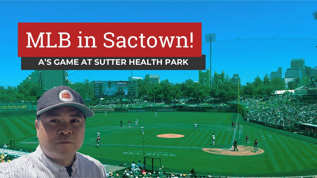 MLB in SACRAMENTO! Watching the A