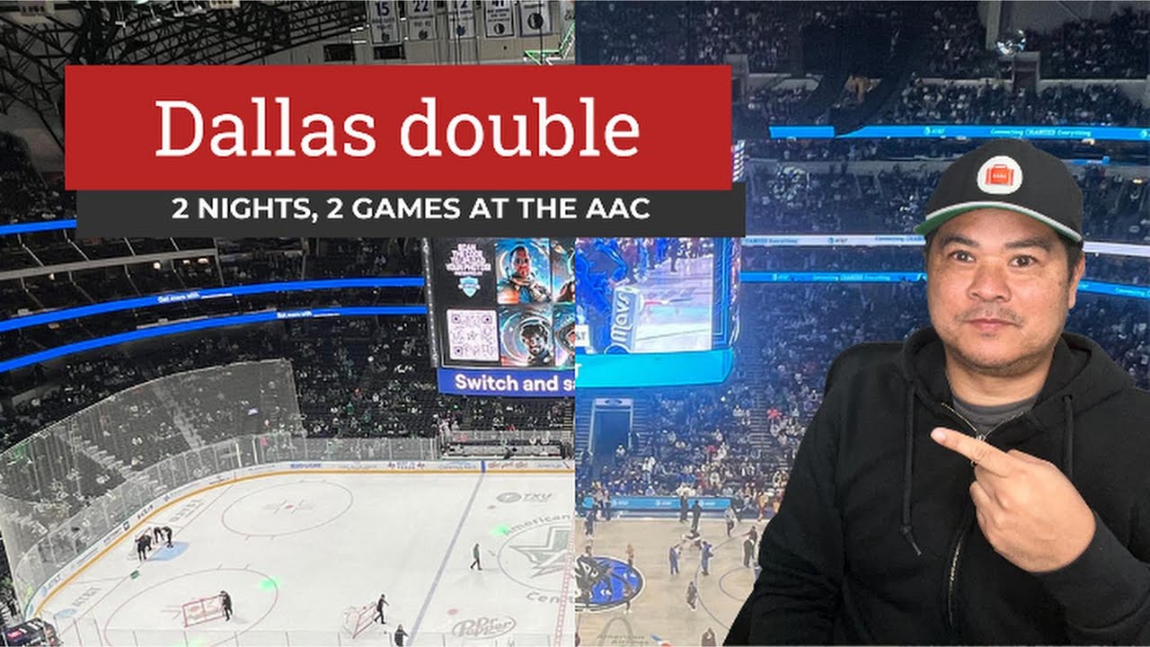 Sports in DALLAS! 2 nights, 2 games at American Airlines Center