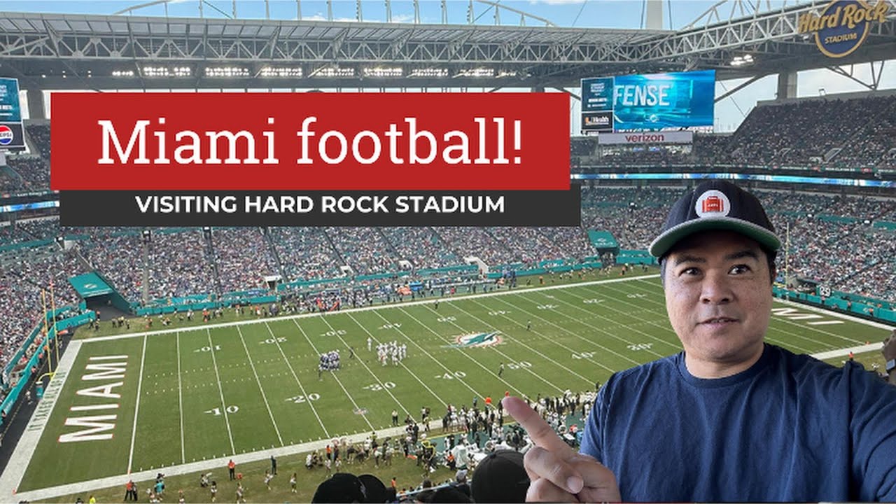 Football in MIAMI! Seeing the Dolphins at Hard Rock Stadium
